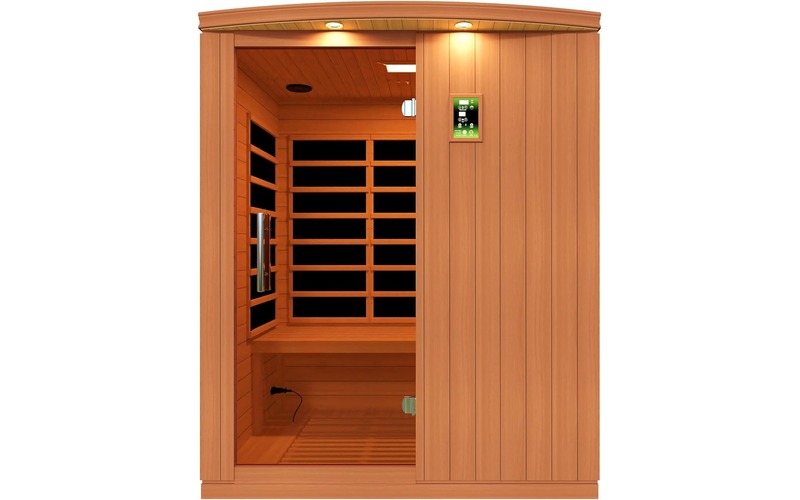 HEATWAVE Radiant Saunas 2-Person Hemlock Infrared Sauna