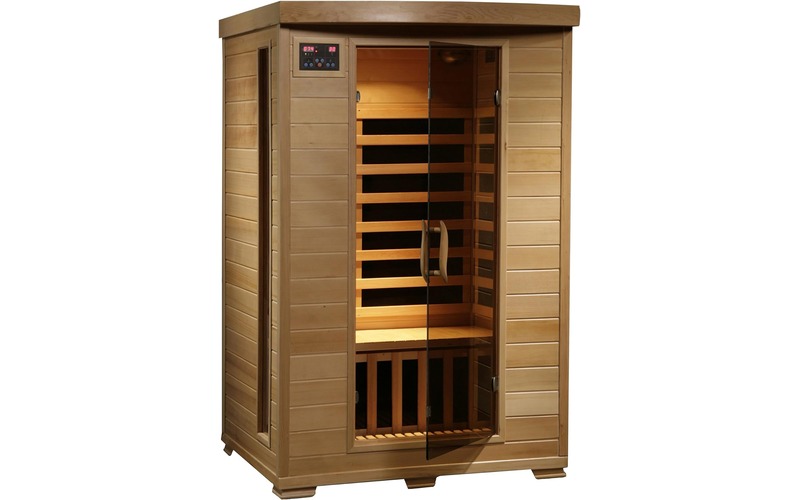 HEATWAVE Radiant Saunas 2-Person Hemlock Infrared Sauna